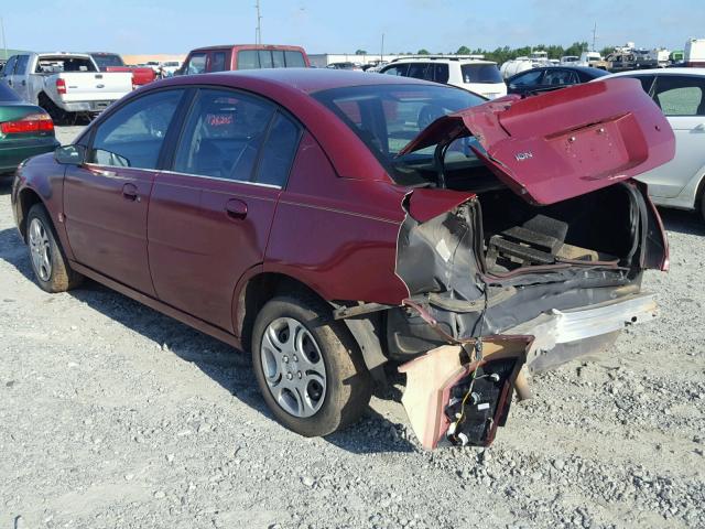 1G8AZ52F54Z144647 - 2004 SATURN ION LEVEL MAROON photo 3