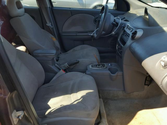 1G8AZ52F54Z144647 - 2004 SATURN ION LEVEL MAROON photo 5