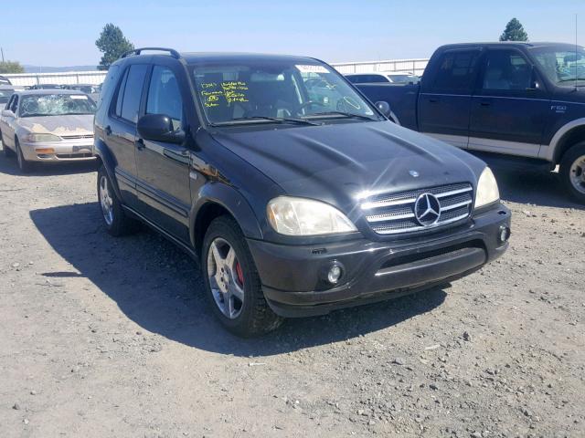 4JGAB74E51A263539 - 2001 MERCEDES-BENZ ML 55 BLACK photo 1