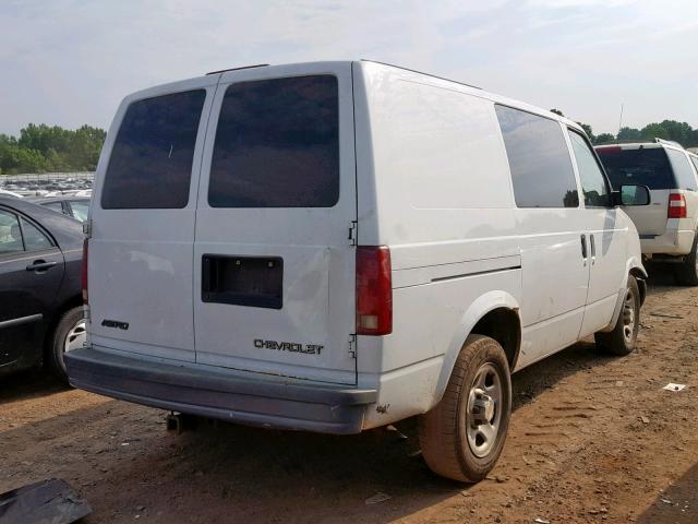 1GCDM19X35B100164 - 2005 CHEVROLET ASTRO WHITE photo 4