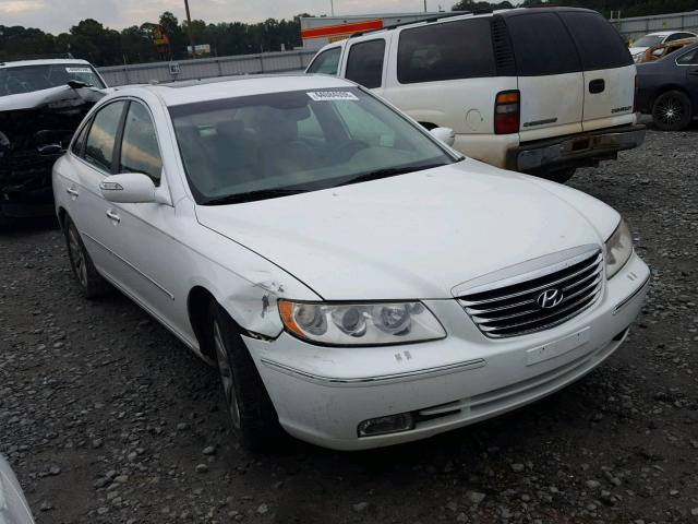 KMHFC46F89A345123 - 2009 HYUNDAI AZERA SE WHITE photo 1