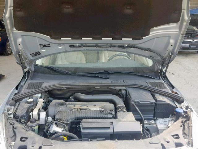 YV1612FS2D2189993 - 2013 VOLVO S60 T5 SILVER photo 7