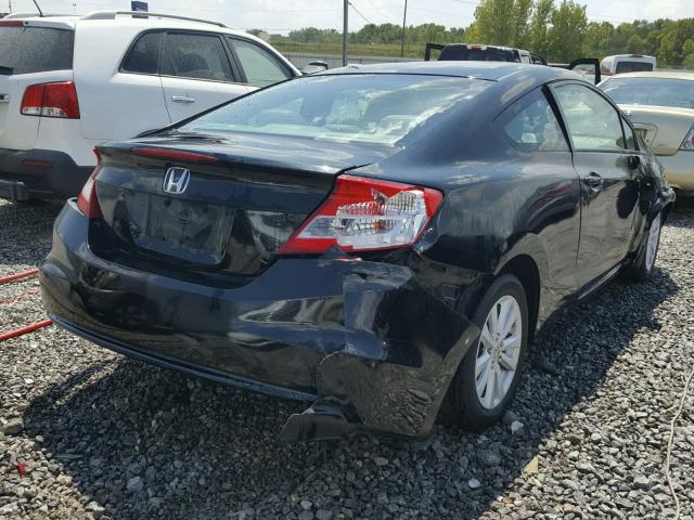 2HGFG3B98CH506731 - 2012 HONDA CIVIC EXL BLACK photo 4