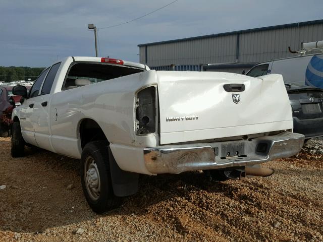 3D7KR28C76G217743 - 2006 DODGE RAM 2500 S Սպիտակ լուսանկար 3