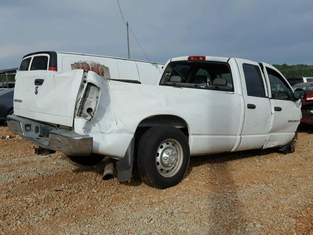 3D7KR28C76G217743 - 2006 DODGE RAM 2500 S WHITE photo 4