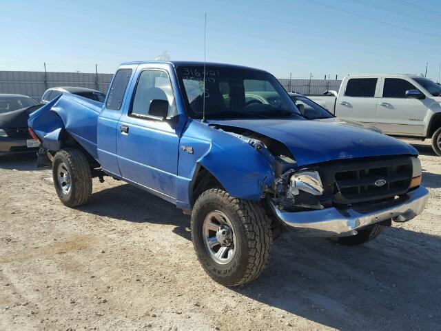 1FTYR14V0YPA34057 - 2000 FORD RANGER SUP BLUE photo 1