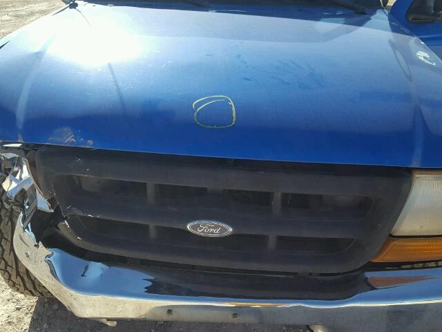 1FTYR14V0YPA34057 - 2000 FORD RANGER SUP BLUE photo 7