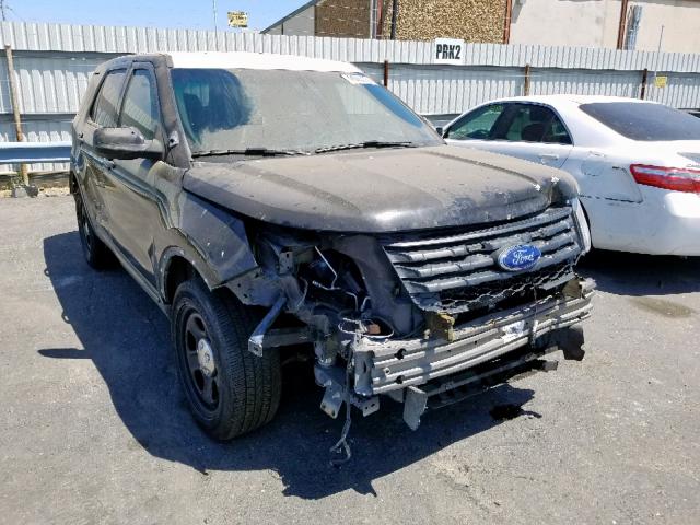 1FM5K8AR0GGB13388 - 2016 FORD EXPLORER P BLACK photo 1