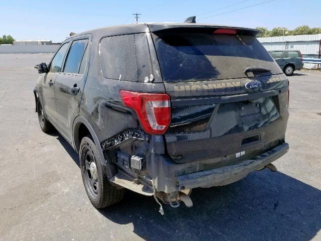 1FM5K8AR0GGB13388 - 2016 FORD EXPLORER P BLACK photo 3