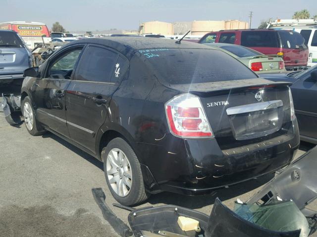 3N1AB6AP5CL743499 - 2012 NISSAN SENTRA 2.0 BLACK photo 3