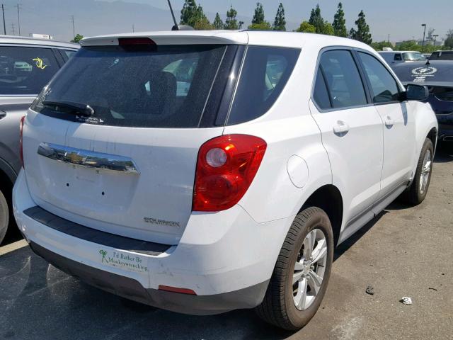 2GNALLEK7F6332113 - 2015 CHEVROLET EQUINOX L WHITE photo 4