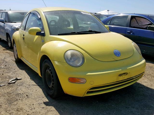3VWBK21C82M403681 - 2002 VOLKSWAGEN NEW BEETLE ყვითელი ფოტო 1