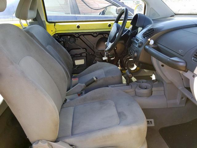 3VWBK21C82M403681 - 2002 VOLKSWAGEN NEW BEETLE ყვითელი ფოტო 5