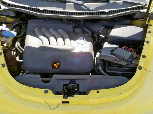 3VWBK21C82M403681 - 2002 VOLKSWAGEN NEW BEETLE ყვითელი ფოტო 7