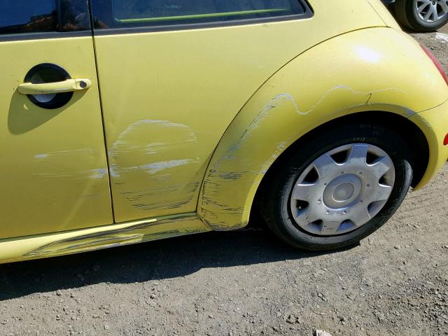3VWBK21C82M403681 - 2002 VOLKSWAGEN NEW BEETLE ყვითელი ფოტო 9