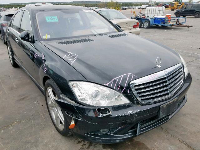 WDDNG71X18A166450 - 2008 MERCEDES-BENZ S 550 BLACK photo 1