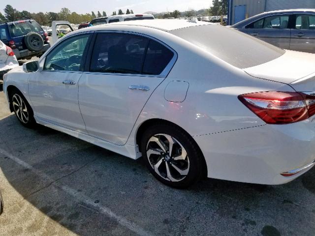 1HGCR2F87GA035457 - 2016 HONDA ACCORD EXL WHITE photo 3