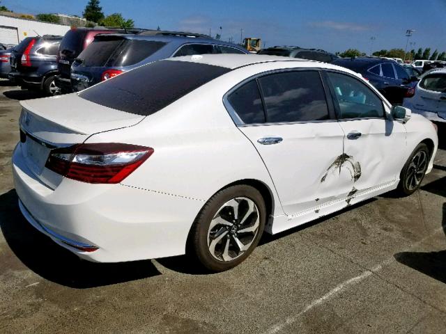 1HGCR2F87GA035457 - 2016 HONDA ACCORD EXL WHITE photo 4