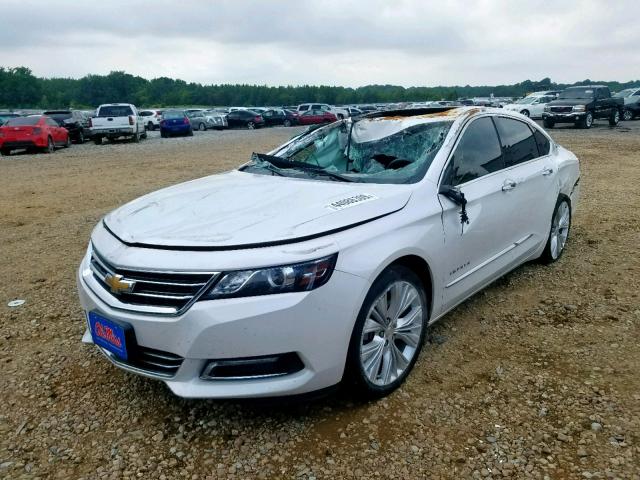 1G1165S38FU121747 - 2015 CHEVROLET IMPALA LTZ WHITE photo 2