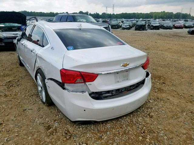 1G1165S38FU121747 - 2015 CHEVROLET IMPALA LTZ WHITE photo 3