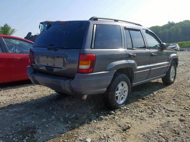 1J4GW48S64C415431 - 2004 JEEP GRAND CHER GRAY photo 4