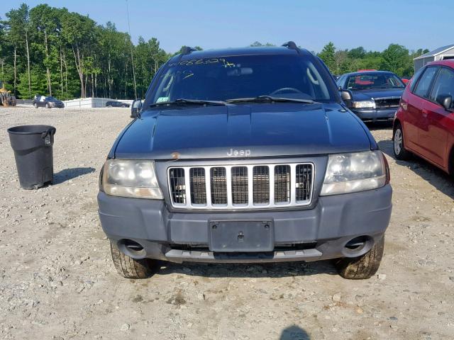 1J4GW48S64C415431 - 2004 JEEP GRAND CHER GRAY photo 9