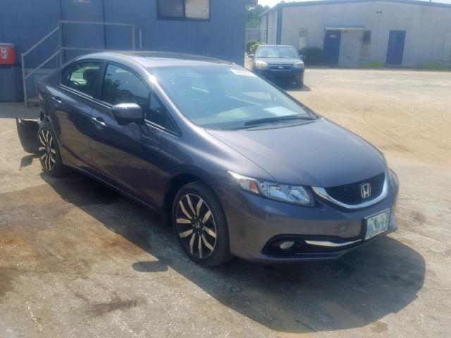 19XFB2F98EE068177 - 2014 HONDA CIVIC EXL 银色 照片 1