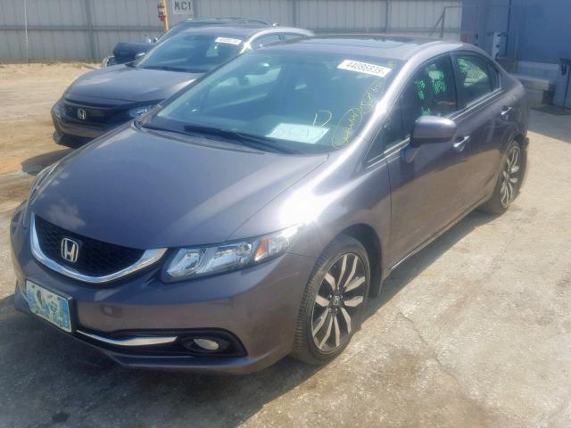 19XFB2F98EE068177 - 2014 HONDA CIVIC EXL 银色 照片 2