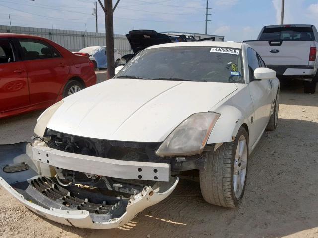 JN1AZ34E04M154372 - 2004 NISSAN 350Z COUPE WHITE photo 2