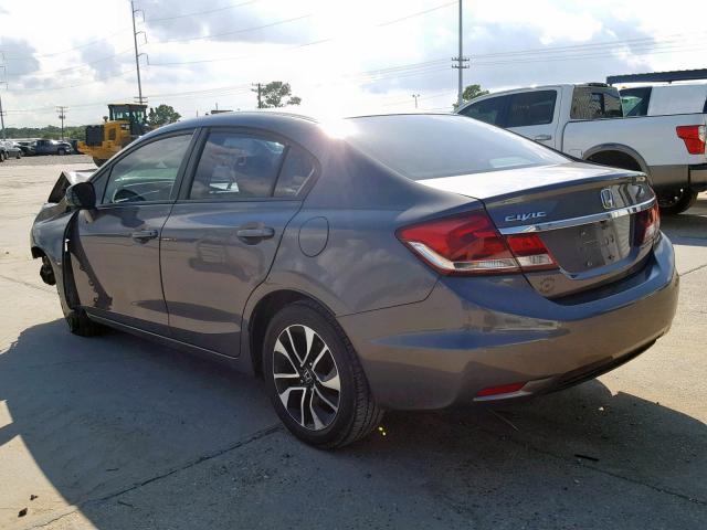 2HGFB2F80DH515564 - 2013 HONDA CIVIC EX GRAY photo 3