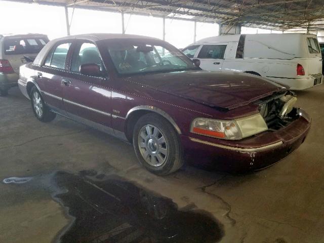 2MEFM75W34X642867 - 2004 MERCURY GRAND MARQ MAROON photo 1