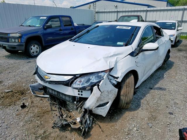 1G1RC6S52HU217668 - 2017 CHEVROLET VOLT LT WHITE photo 2