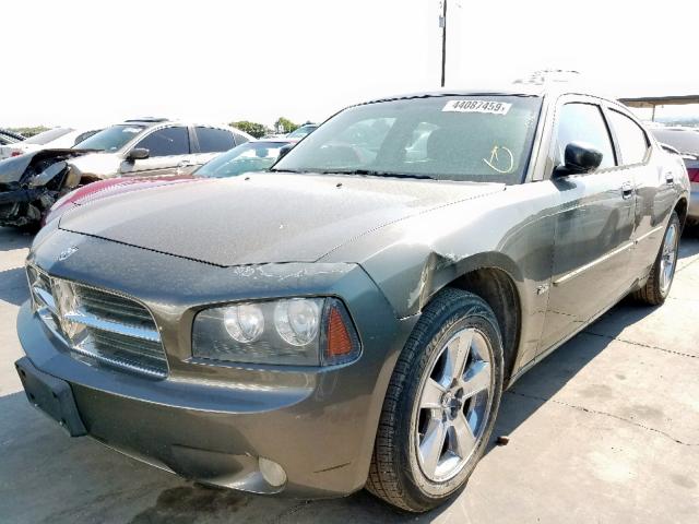 2B3CA3CV1AH145520 - 2010 DODGE CHARGER SX GRAY photo 2