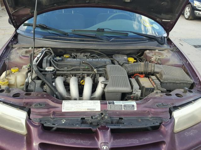 1B3EJ46X4XN543932 - 1999 DODGE STRATUS MAROON photo 7