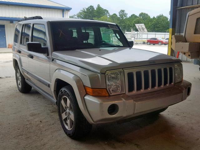 1J8HH48N56C359878 - 2006 JEEP COMMANDER SILVER photo 1