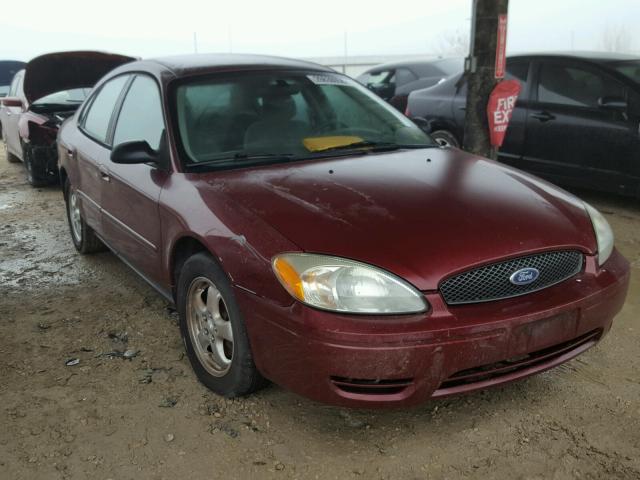 1FAFP55204A213114 - 2004 FORD TAURUS SES BURGUNDY photo 1