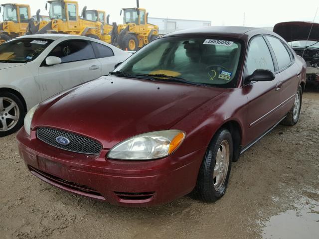 1FAFP55204A213114 - 2004 FORD TAURUS SES BURGUNDY photo 2