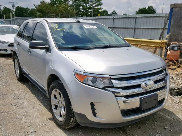 2FMDK3G97DBC22598 - 2013 FORD EDGE SE SILVER photo 1