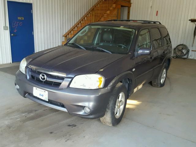 4F2YZ96135KM27049 - 2005 MAZDA TRIBUTE S BLUE photo 2