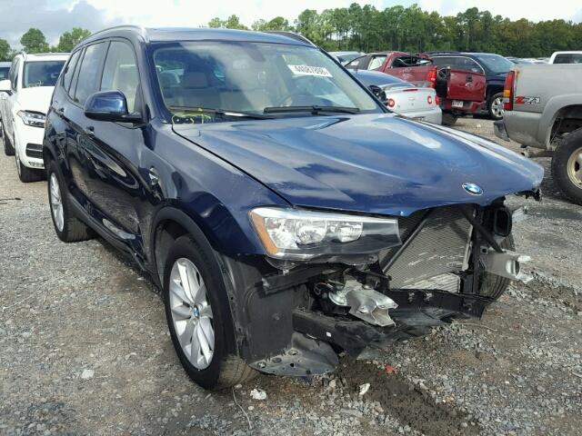 5UXWZ7C38H0X40873 - 2017 BMW X3 SDRIVE2 BLUE photo 1