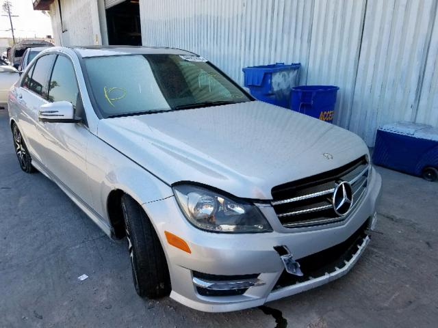 WDDGF4HB0ER312497 - 2014 MERCEDES-BENZ C 250 SILVER photo 1