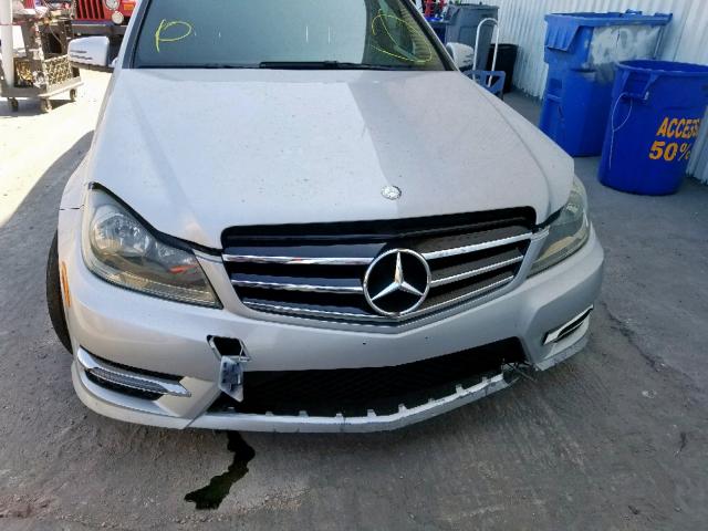 WDDGF4HB0ER312497 - 2014 MERCEDES-BENZ C 250 SILVER photo 9