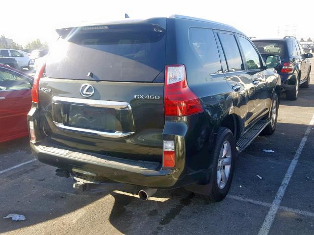 JTJBM7FX4A5003964 - 2010 LEXUS GX GREEN photo 4