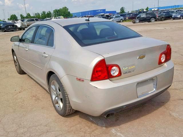 1G1ZC5EB1AF137560 - 2010 CHEVROLET MALIBU 1LT 米色 照片 3