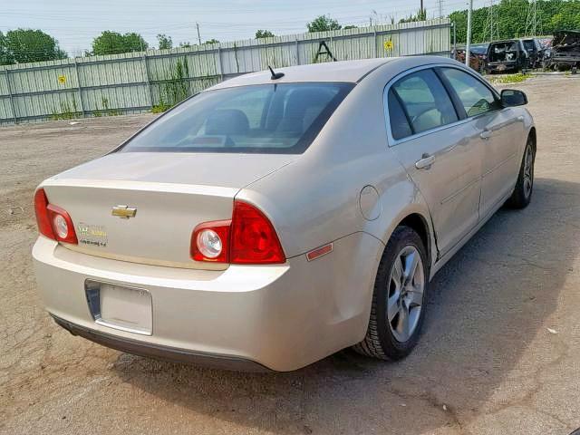 1G1ZC5EB1AF137560 - 2010 CHEVROLET MALIBU 1LT 米色 照片 4