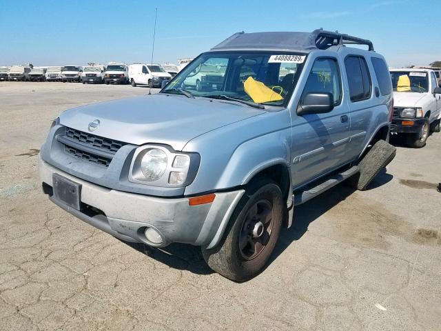 5N1ED28YX2C558872 - 2002 NISSAN XTERRA XE SILVER photo 2