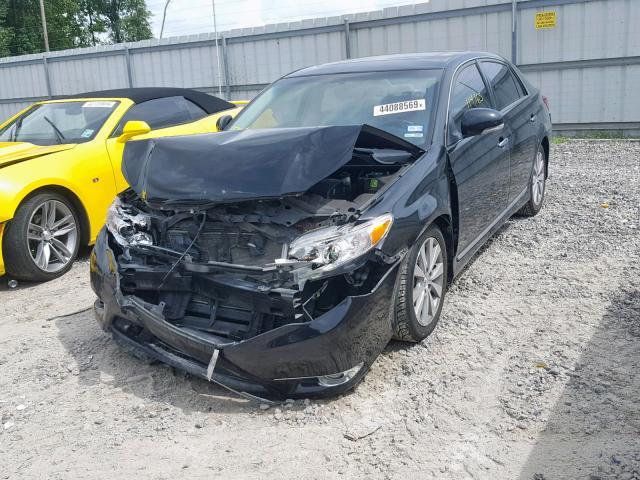 4T1BK3DB3BU435439 - 2011 TOYOTA AVALON BAS BLACK photo 2