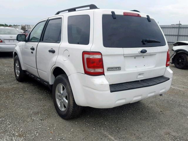 1FMCU5K31AKC78977 - 2010 FORD ESCAPE HYB WHITE photo 3