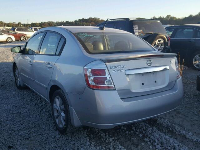 3N1AB6AP3CL614578 - 2012 NISSAN SENTRA 2.0 GRAY photo 3