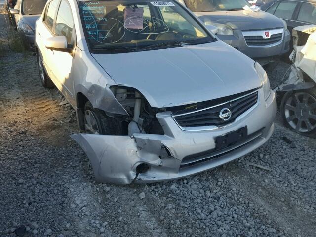 3N1AB6AP3CL614578 - 2012 NISSAN SENTRA 2.0 GRAY photo 9